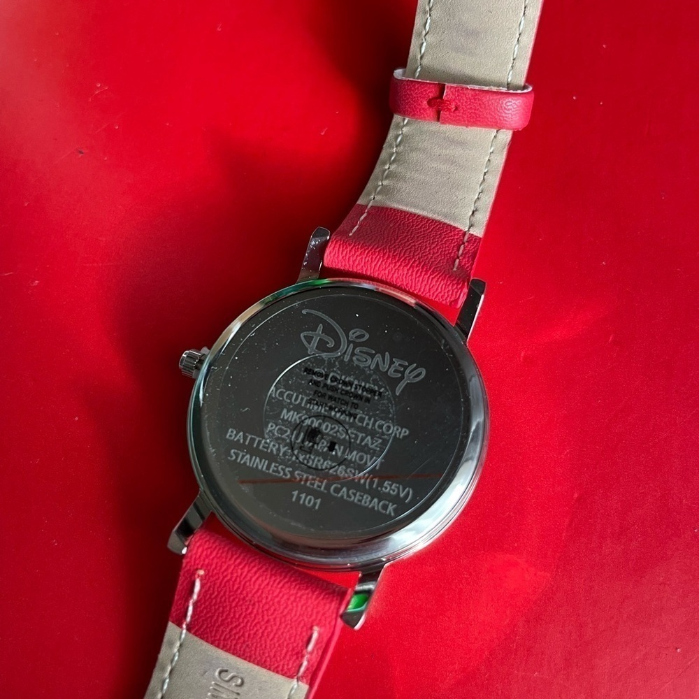 Disney Red and Cream Watch with Silver Accents - Picture 8 of 9